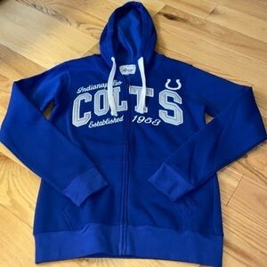Indianapolis Colts Zipper Hoodie size M in like new condition